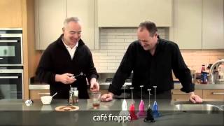 How to make a frappé coffee using an aerolatte milk frother [upl. by Ardnoet43]