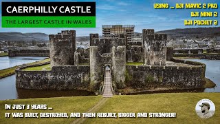 Caerphilly Castle  The Largest in Wales 2nd in Britain [upl. by Nodnarbal]