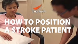 How To Position A Stroke Patient [upl. by Ahsinwad]