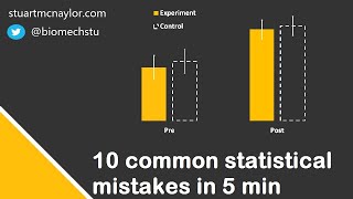 Ten Statistical Mistakes in 5 Min [upl. by Au]