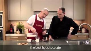 How to make a hot chocolate using an aerolatte milk frother [upl. by Grath120]