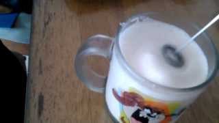 Aerolatte Review Frothing Cold Milk In Under 1 Minute [upl. by Marlette757]